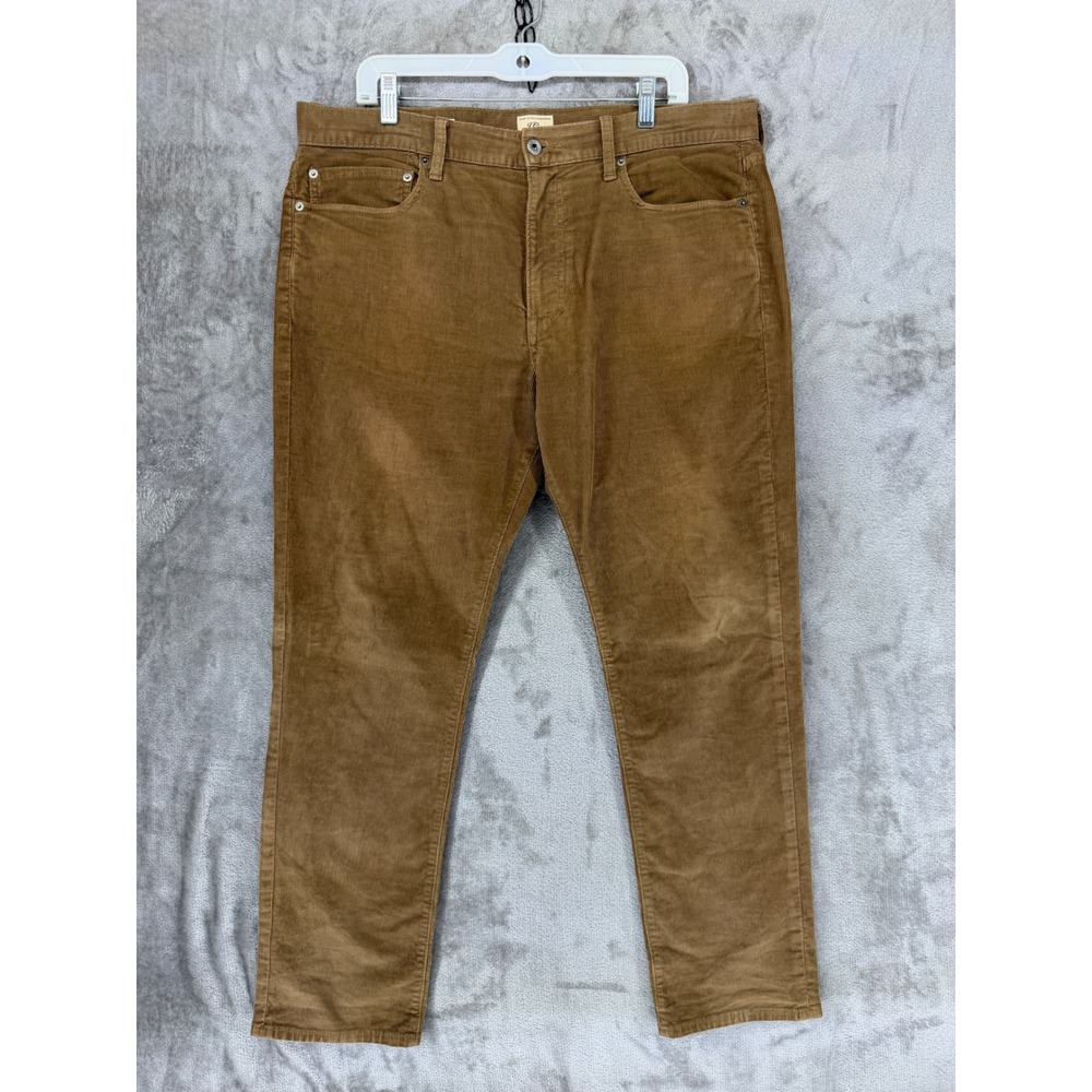 J.Crew 770 Straight Fit Corduroy Pants Mens 36x32 Brown G7137 Stretch Cords‎